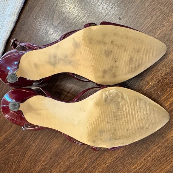 Michael Cardi Womens Strappy Red Heel Size 6 - Picture 8 of 8